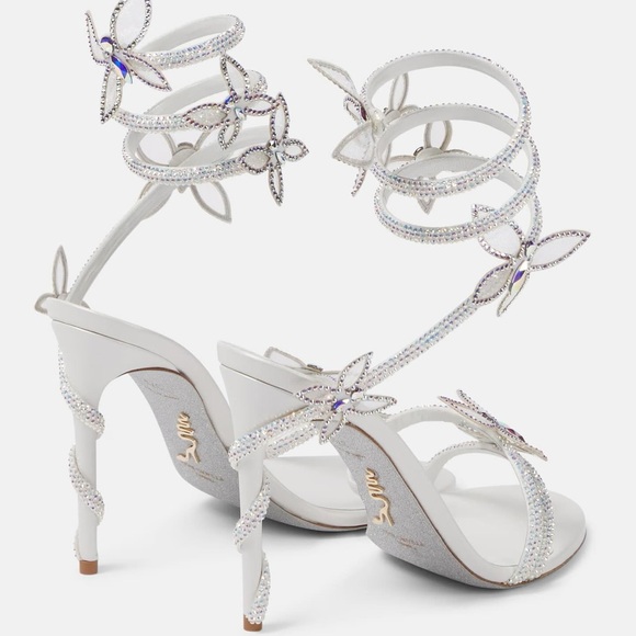 RENE CAOVILLA BUTTERFLIES SANDALS - Picture 4 of 9
